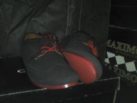 zapato de caballero casual un tanto de vestir ala moda corte en  piel